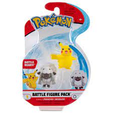 Pokemon Battle Figure- Pikachu + Wooloo