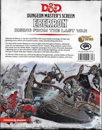 Dungeon Master's Screen - Eberron Rising from the Last War
