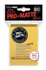 Ultra Pro Matte Sleeves Small 60ct - yellow