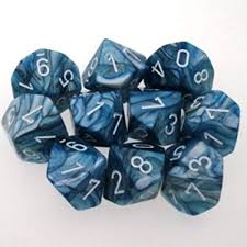 Chessex 7-Die Set - Lustrous
