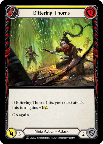 Bittering Thorns [U-CRU072-RF] (Crucible of War Unlimited)  Unlimited Rainbow Foil