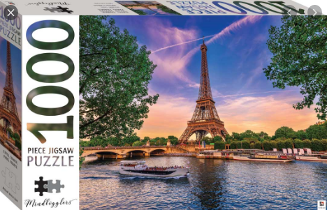 1000 Piece Jigsaw - Eiffel Tower, France