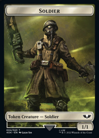 Soldier (004) // Arco-Flagellant Double-sided Token [Universes Beyond: Warhammer 40,000 Tokens]