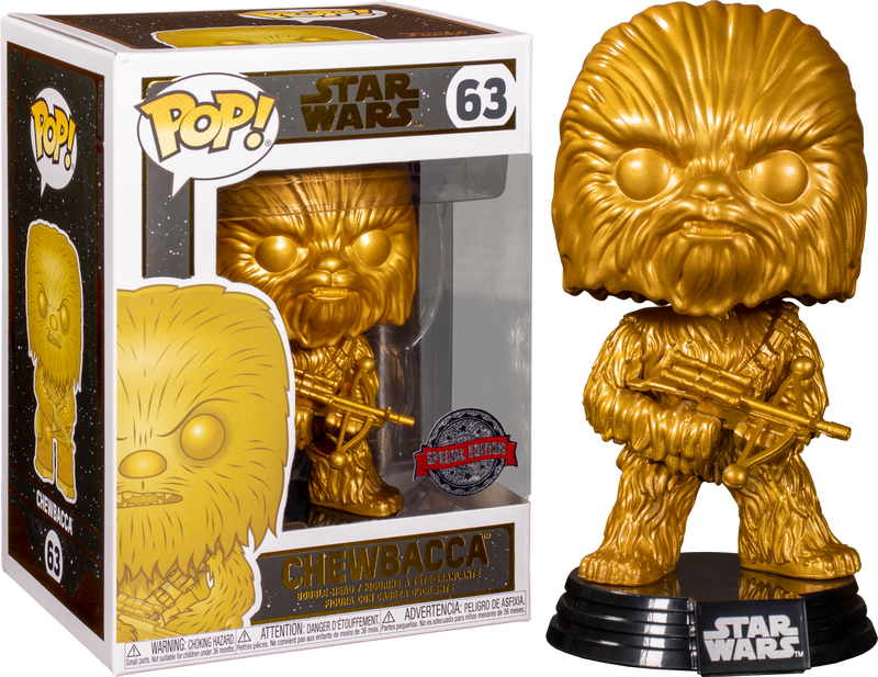 Star Wars - Chewbacca Gold MT Pop! 63
