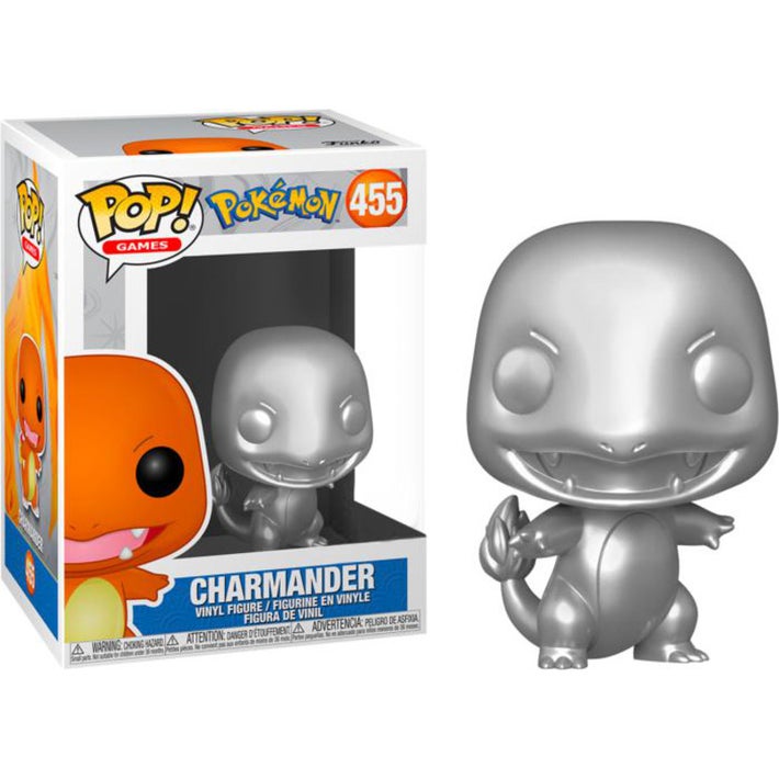 Pokemon - Charmander (Silver) Pop! 455
