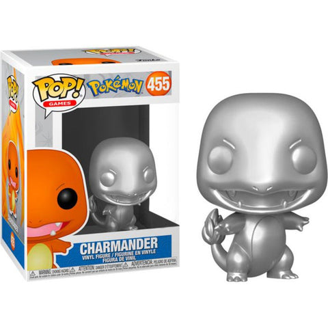 Pokemon - Charmander (Silver) Pop! 455