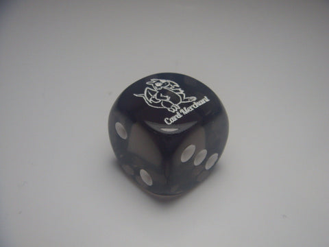 Set of 4x Card Merchant Dice - Black