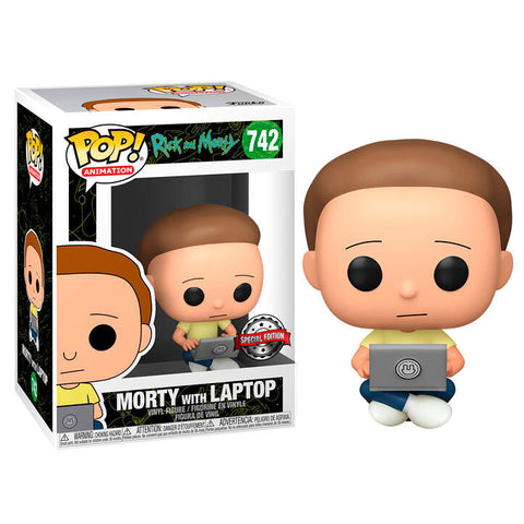 Rick and Morty - Morty (With Laptop) Pop! 742