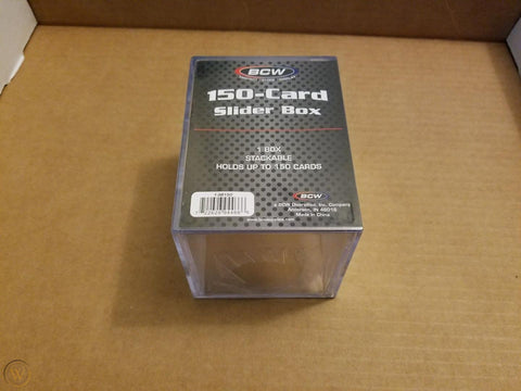 BCW Slider Box (100) Clear