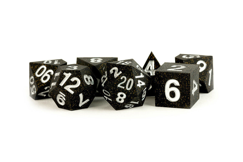 MDG Sharp edge silicone rubber dice set
