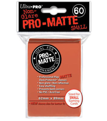 Ultra Pro Matte Sleeves Small 60ct - peach