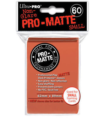 Ultra Pro Matte Sleeves Small 60ct - peach
