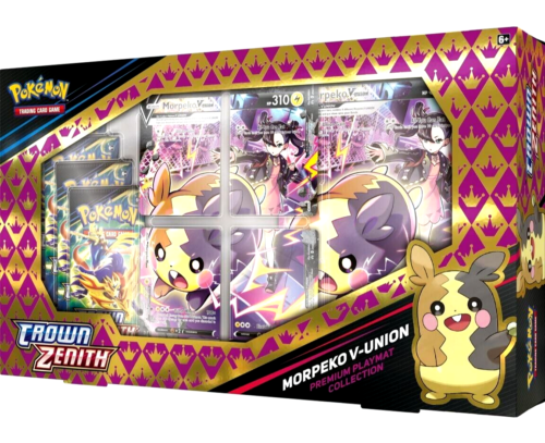 Pokemon TCG Crown Zenith Morpeko V-Union Playmat Premium Collection Box