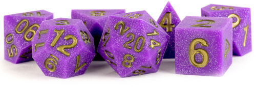 MDG Sharp edge silicone rubber dice set