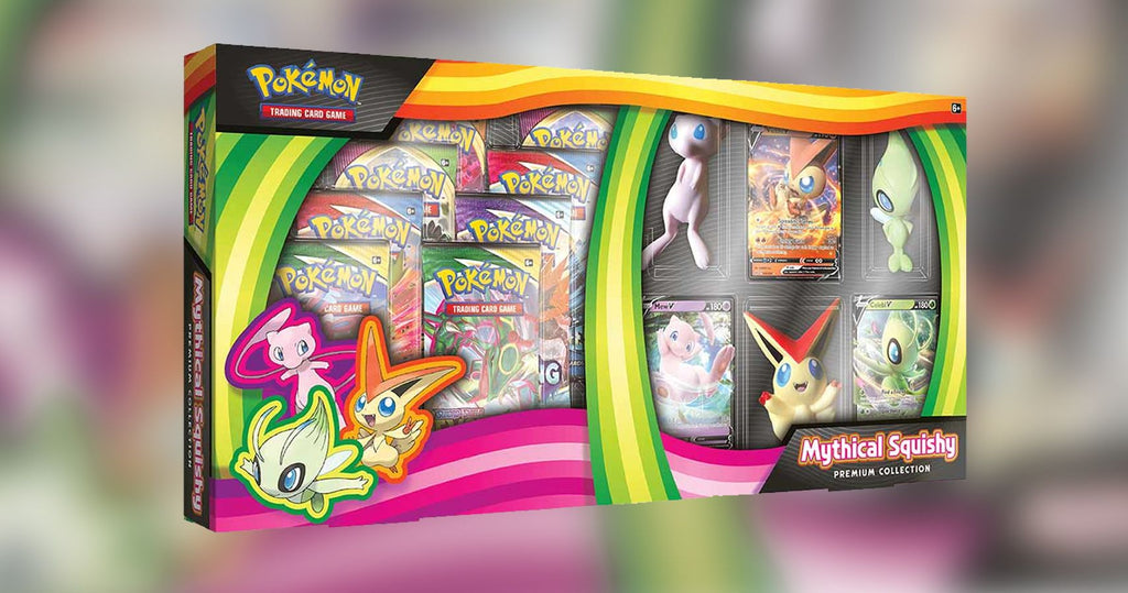 pokemon trading card game mythical squishy premium collection Mythical Squishy Premium Collection