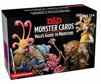 Dungeons and Dragons- Monster Cards: Volo's Guide to Monsters