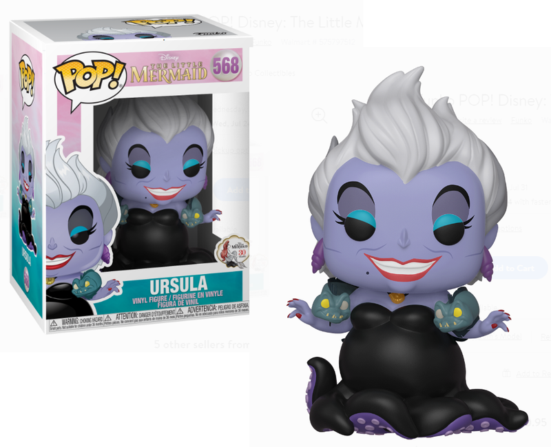 Little Mermaid - Ursula (w/ Eels) Pop! 568