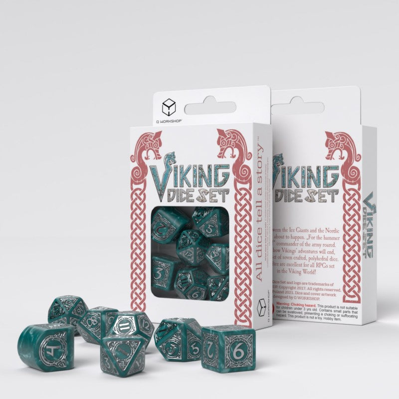 Viking Modern Dice Set: Mjolnir - 7 Piece Set