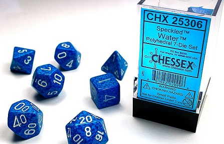Chessex 7-Die Set - Speckled