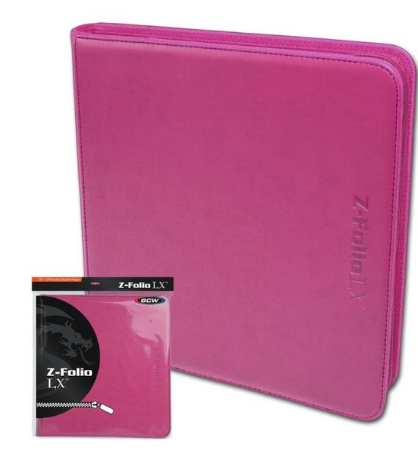BCW Z-Folio LX 12-Pocket - Pink