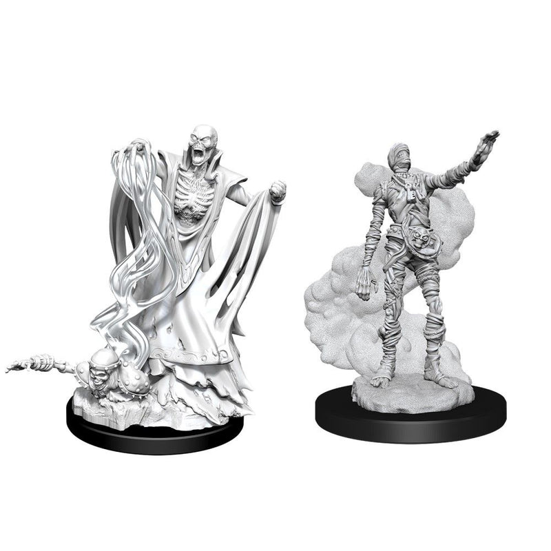 D&D Unpainted Miniatures Lich & Mummy Lord